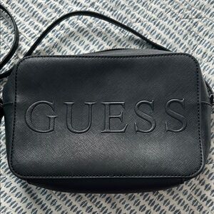 GUESS Embossed Black crossbody Bag